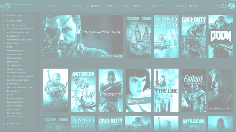 Illustration for article titled Steam Users Uncover Images Of Possible New Steam UI